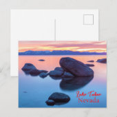 Carte Postale Le lac Tahoe (Devant / Derrière)