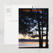 Carte Postale Le lac Tahoe (Devant / Derrière)