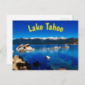Carte Postale Le lac Tahoe (Devant / Derrière)