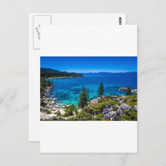 Carte Postale Le lac Tahoe (Devant / Derrière)