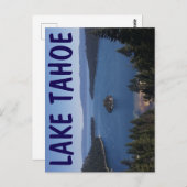 Carte Postale Le lac Tahoe Emerald Bay (Devant / Derrière)
