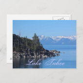 Carte Postale Le lac Tahoe, Nevada (Devant / Derrière)
