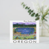 Carte Postale Le lac Three Creeks (Debout devant)
