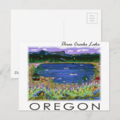 Carte Postale Le lac Three Creeks (Devant / Derrière)