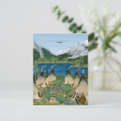 Carte Postale Le lac Wallowa de ~ de Nez Perce (Debout devant)