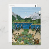 Carte Postale Le lac Wallowa de ~ de Nez Perce (Devant / Derrière)