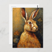 Carte Postale Le lapin (Devant / Derrière)