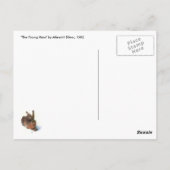 Carte postale : Le lapin (Dos)