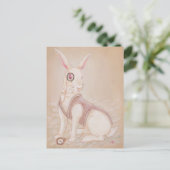 Carte Postale Le lapin blanc - Alice au pays des merveilles (Debout devant)