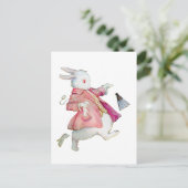 Carte Postale Le lapin blanc d'Alice au pays des merveilles (Debout devant)