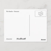 Carte Postale Le lecteur (Dos)