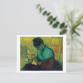 Carte Postale Le lecteur de roman, Van Gogh Fine Art (Debout devant)