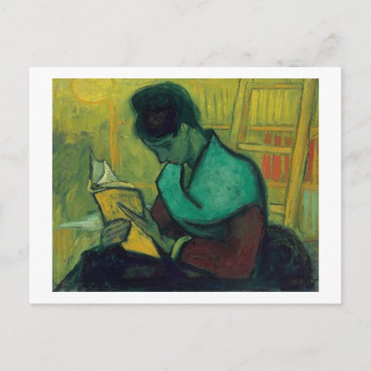 Carte Postale Le lecteur de roman, Van Gogh Fine Art (Devant)
