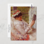 Carte Postale Le lecteur par Mary Cassatt Postcard (Devant / Derrière)