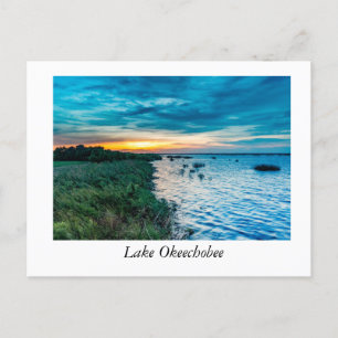Carte Postale Le lever du soleil du lac Okeechobee