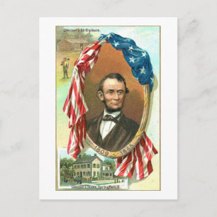 Carte Postale Le lieu de naissance de Lincoln