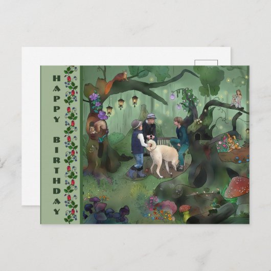 Carte Postale Le Lieu secret (Devant / Derrière)