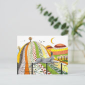 Carte Postale Le lièvre (Debout devant)