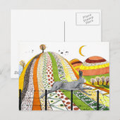 Carte Postale Le lièvre (Devant / Derrière)