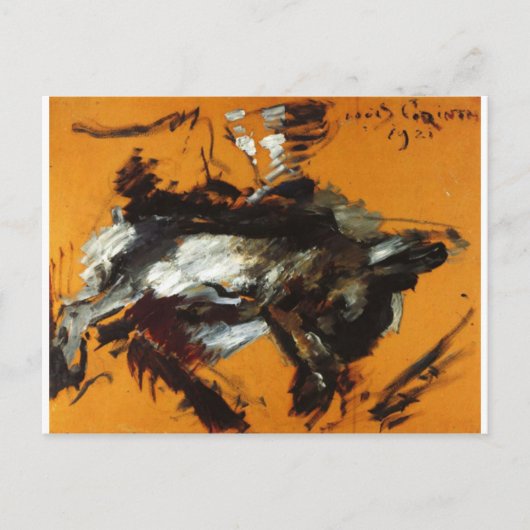 Carte Postale Le lièvre de Lovis Corinth (Devant)