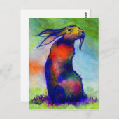 Carte Postale -Le Lièvre Sauvage- (Devant / Derrière)