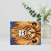 Carte Postale Le lion (Debout devant)