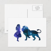 Carte Postale Le lion (Devant / Derrière)