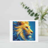 Carte Postale Le Lion, (Debout devant)
