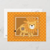 Carte Postale le lion (Devant / Derrière)