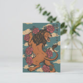 Carte Postale Le Lion Gracieux (Debout devant)