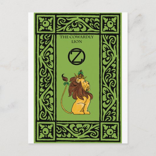 Carte Postale Le Lion Lâche (Devant)