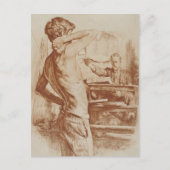 Carte Postale Le lithographe (Devant)