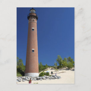 Carte Postale Le Little Sable Point Light sur le lac Michigan