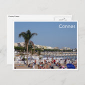 Carte Postale le littoral de cannes (Devant / Derrière)