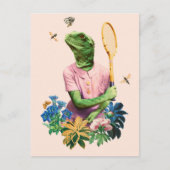 Carte Postale Le Lizard De Tennis (Devant)
