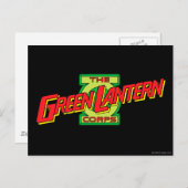 Carte Postale Le logo du Corps des Lanternes Vertes (Devant / Derrière)