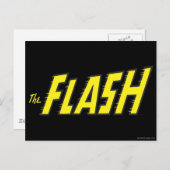 Carte Postale Le logo Flash Jaune (Devant / Derrière)