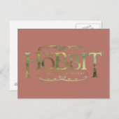 Carte Postale Le logo Hobbit vert (Devant / Derrière)