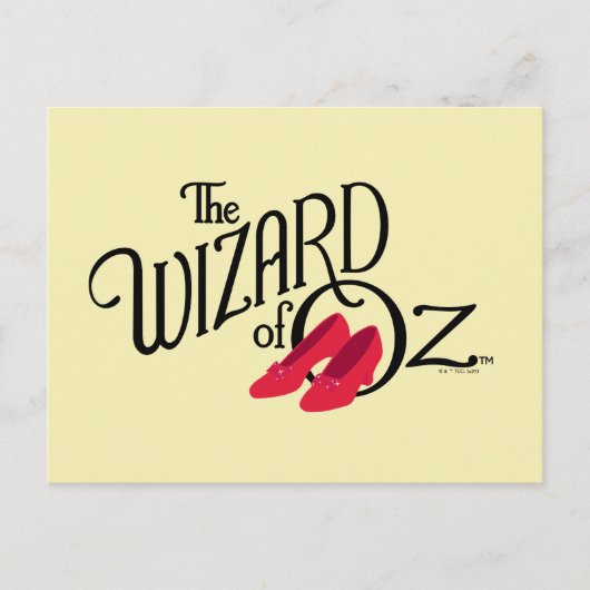 Carte Postale Le Logo Wizard Of Oz™ (Devant)