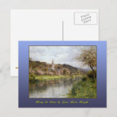 Carte Postale Le long de la Seine par Louis Aston Knight (Devant / Derrière)