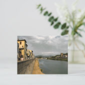 Carte Postale Le long de l'Arno (Debout devant)