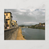 Carte Postale Le long de l'Arno (Devant)