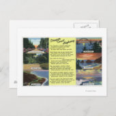 Carte Postale Le long de l'Oregon Coast Highway avec un poème (Devant / Derrière)