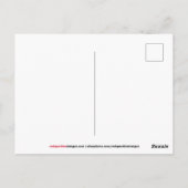 Carte Postale Le long des canaux de Venise (Dos)