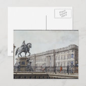 Carte Postale Le long pont avec un monument aristocratique (Devant / Derrière)