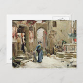 Carte Postale Le loup de Gubbio, 1877 (Devant / Derrière)