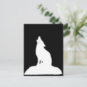 CARTE POSTALE LE LOUP DE NUIT (Debout devant)