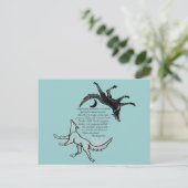 Carte Postale Le loup qui nourrit (Debout devant)