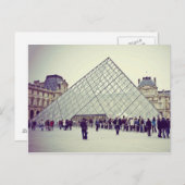 Carte Postale Le Louvre (Devant / Derrière)