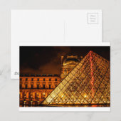 Carte Postale Le Louvre (Devant / Derrière)